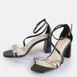 Women BUFFALO Occasion Shoes^April Glam Heeled Sandals Vegan