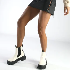 Women BUFFALO Vegan Shoes^Aspha Chelsea Mid Ankle Boot Vegan