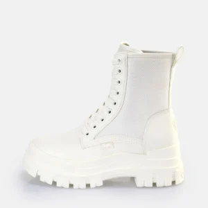 Women BUFFALO Vegan Shoes^Aspha Com2 Laceup Mid Ankle Boot Vegan