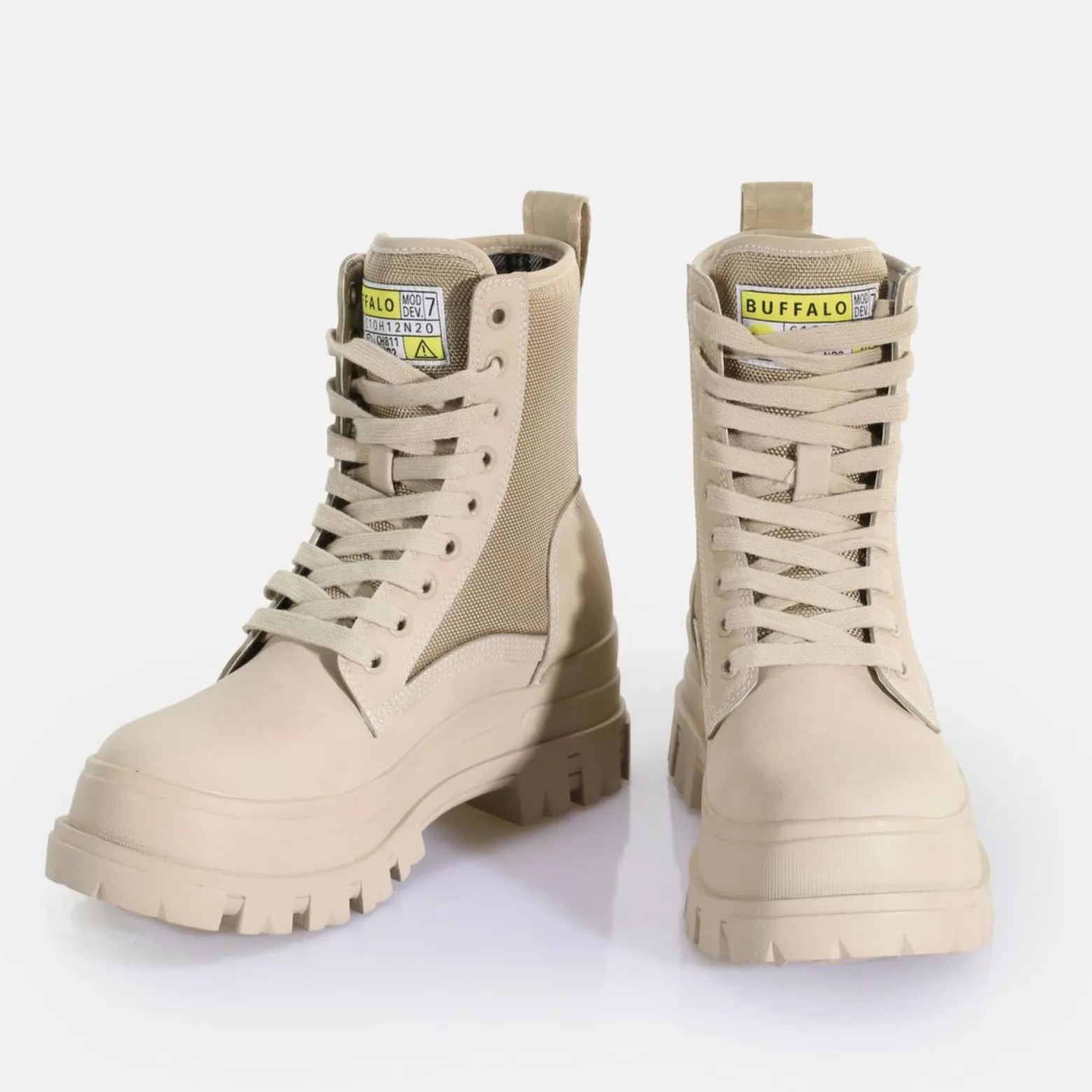 aspha_com_laceup_mid_ankleboot_vegan_3.webp Women BUFFALO Ankle Boots^Aspha Com2 Laceup Mid Ankle-Boot Vegan