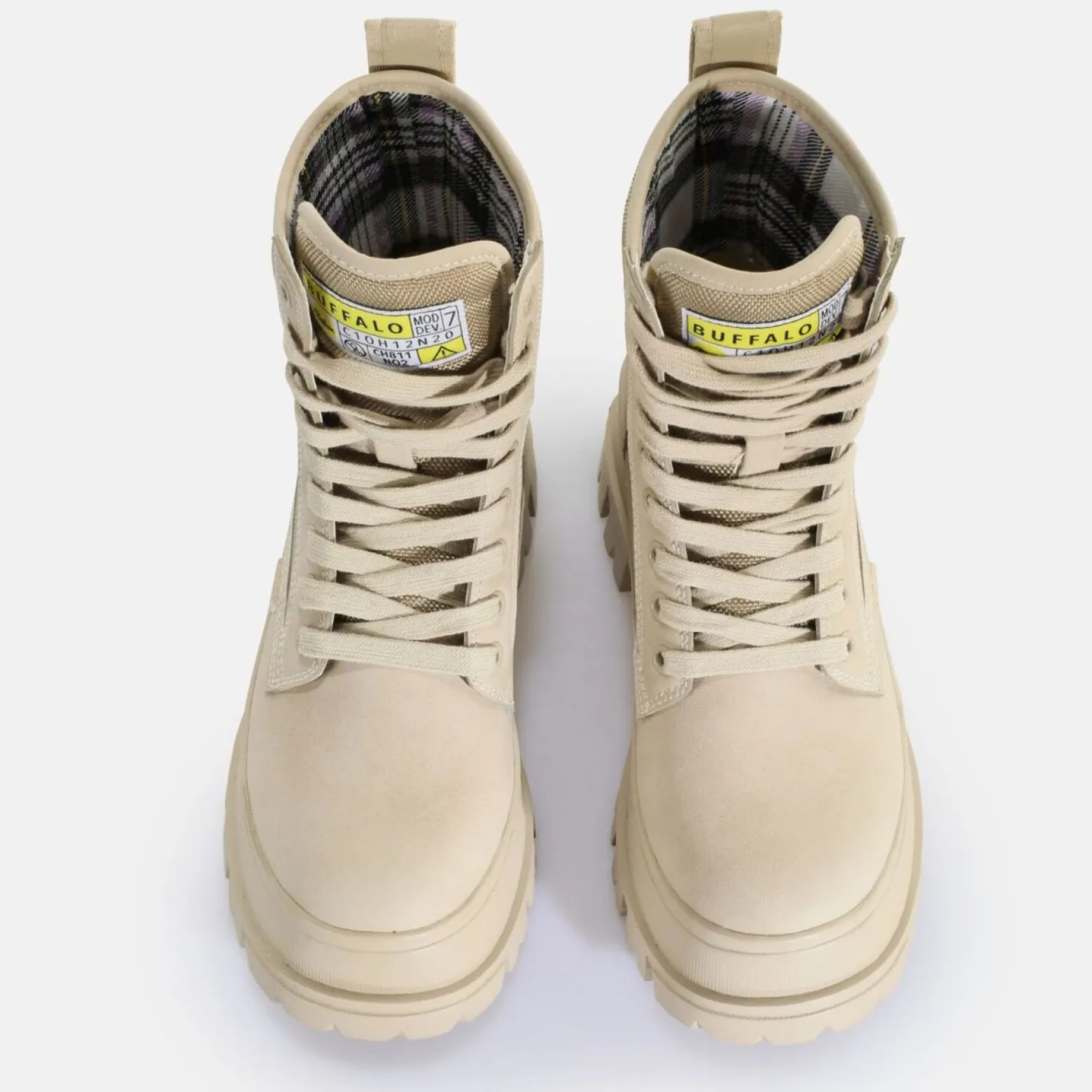aspha_com_laceup_mid_ankleboot_vegan_6.webp Women BUFFALO Ankle Boots^Aspha Com2 Laceup Mid Ankle-Boot Vegan