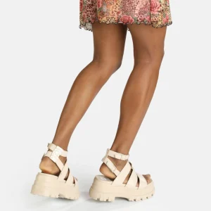 Women BUFFALO Vegan Shoes^Aspha Gld Platform Sandal Vegan
