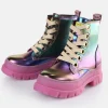 Women BUFFALO Ankle Boots^Aspha Lace Up Hi Ankle Boot Vegan