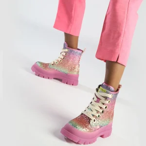 Women BUFFALO Ankle Boots^Aspha Lace Up Hi Ankle Boot Vegan