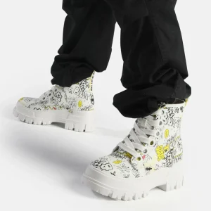 Women BUFFALO Ankle Boots^Aspha Lace Up Hi Ankle Boot Vegan