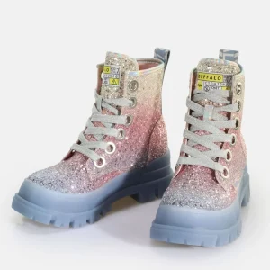 Women BUFFALO Ankle Boots^Aspha Laceup Hi Ankle Boot Vegan