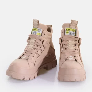 Women BUFFALO Ankle Boots^Aspha Nc Mid Laceup Ankle-Boot Vegan