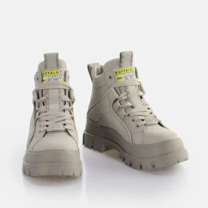 Women BUFFALO Ankle Boots^Aspha Nc Mid Laceup Ankle-Boot Vegan
