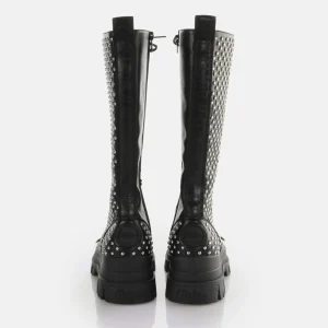 Women BUFFALO Vegan Shoes^Aspha On Pin Laceup Hi Boot Vegan