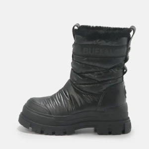 Women BUFFALO Ankle Boots^Aspha Quilt Bootie Flat Vegan