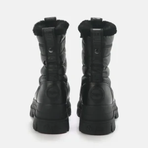 Women BUFFALO Ankle Boots^Aspha Quilt Bootie Flat Vegan