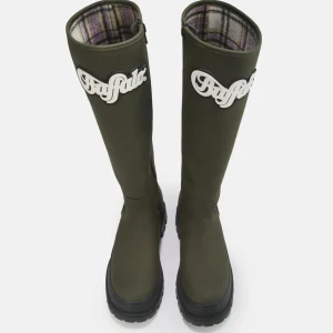 Women BUFFALO Vegan Shoes^Aspha Rain Hi Boot Flat Vegan