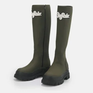 Women BUFFALO Vegan Shoes^Aspha Rain Hi Boot Flat Vegan