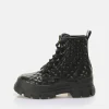 Women BUFFALO Ankle Boots^Aspha Rld Laceup Mid Ankle-Boot Vegan
