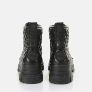 Women BUFFALO Ankle Boots^Aspha Rld Laceup Mid Ankle-Boot Vegan