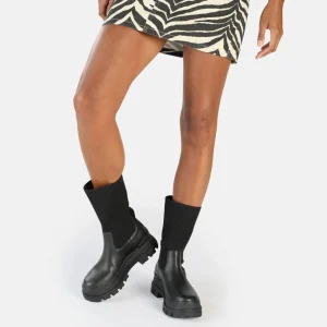 Women BUFFALO Vegan Shoes^Aspha Sock Boot Short Boot Vegan