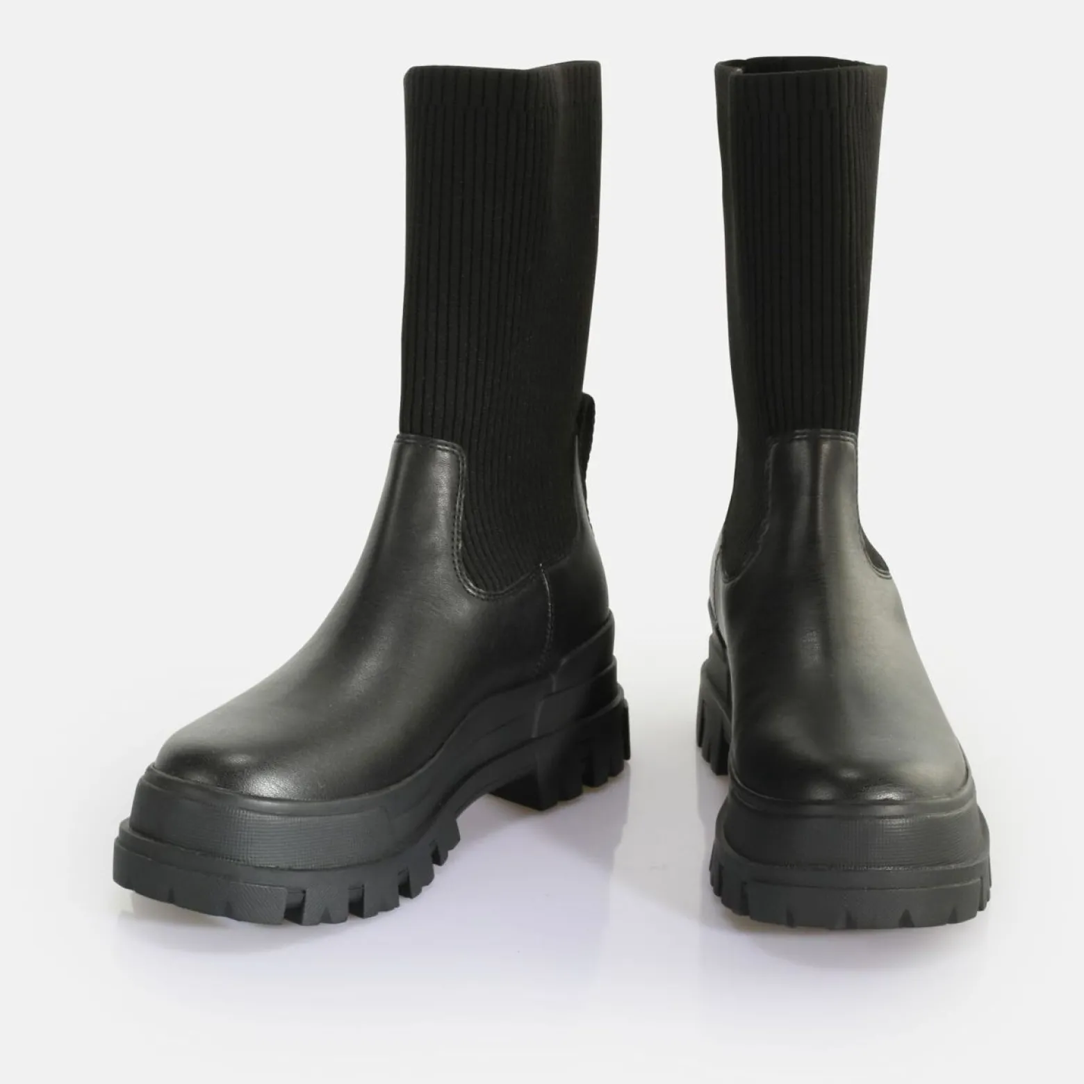 aspha_sock_boot_short_boot_vegan_3.webp Women BUFFALO Vegan Shoes^Aspha Sock Boot Short Boot Vegan