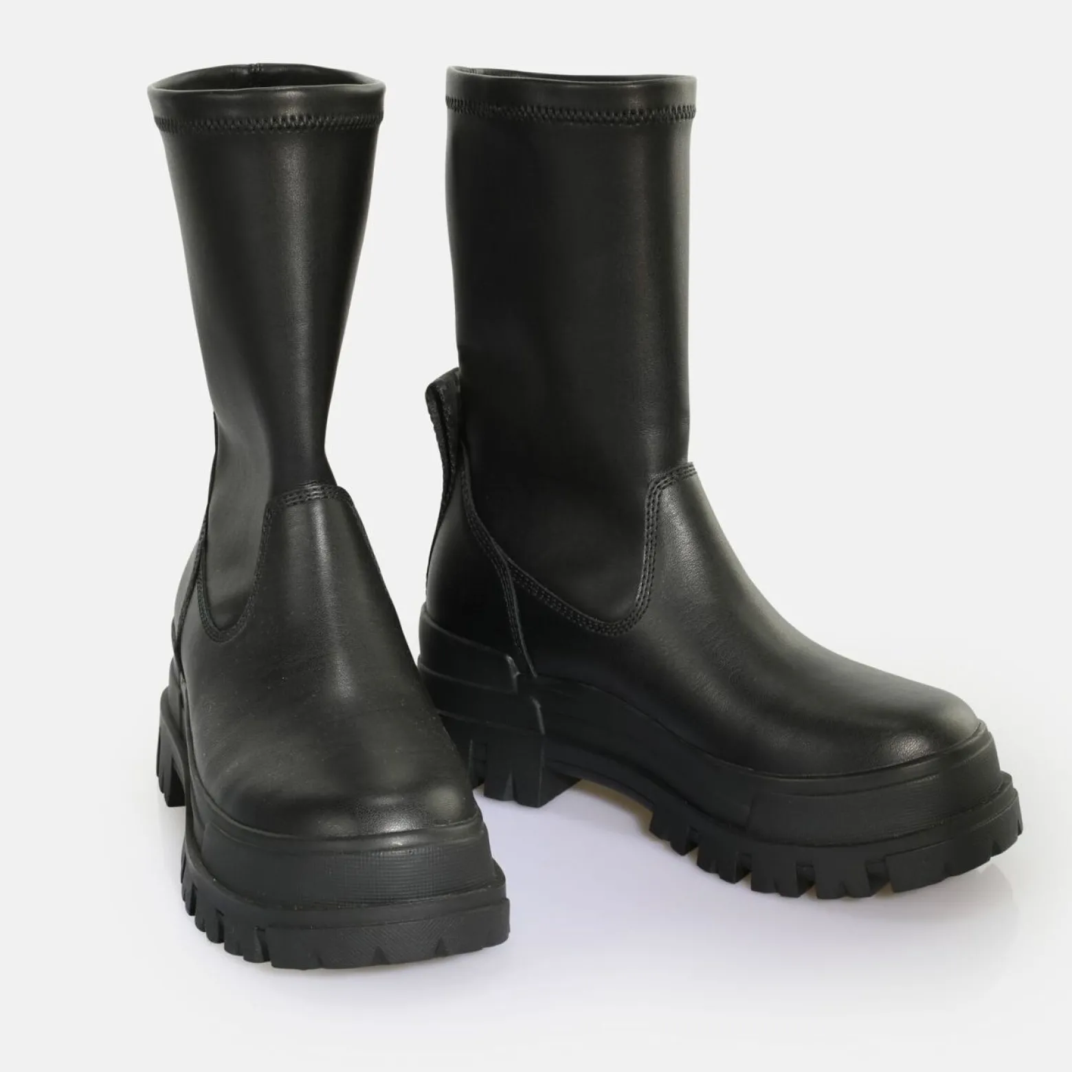 aspha_sockboot_mid_ankleboot_vegan_3.webp Women BUFFALO Ankle Boots^Aspha Sockboot Mid Ankle-Boot Vegan
