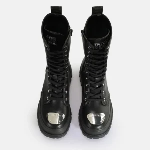 Women BUFFALO Vegan Shoes^Aspha Steel Laceup Hi Boot Vegan