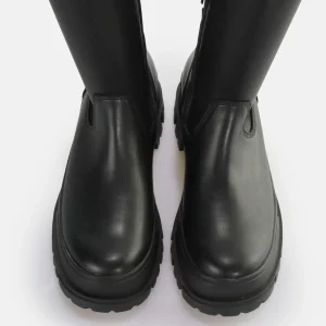 Women BUFFALO Vegan Shoes^Aspha Stretch Overknee Ankle-Boot Vegan