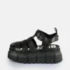 Women BUFFALO Vegan Shoes^Ava Fisher Platform Sandals Vegan