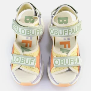Women BUFFALO Vegan Shoes^Binary 0 Platform Sandals Vegan