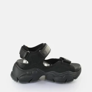 Women BUFFALO Vegan Shoes^Binary 0 Platform Sandals Vegan