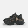 Men BUFFALO Men Shoes^Binary Chain 2.0 Men - Sneaker Low - Imi Nappa - /Gold