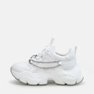 Women BUFFALO Vegan Shoes^Binary Chain Trainer Low Vegan