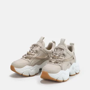 Women BUFFALO Vegan Shoes^Binary Chain Trainer Low Vegan