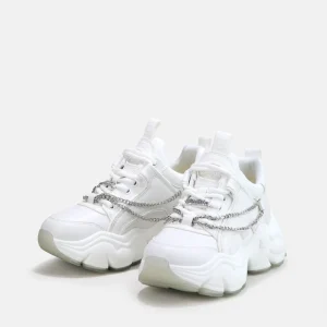 Women BUFFALO Vegan Shoes^Binary Chain Trainer Low Vegan