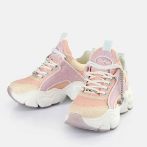 Women BUFFALO Vegan Shoes^Binary Glam Sneakers Low Vegan