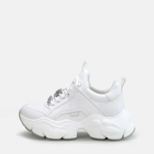 Women BUFFALO Vegan Shoes^Binary Ice Trainer Low Vegan