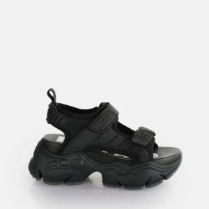Women BUFFALO Vegan Shoes^Binary Track Platform Sandal Vegan