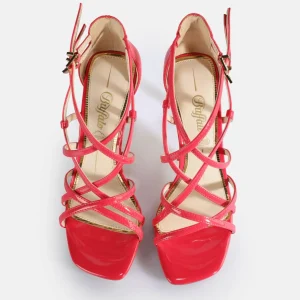 Women BUFFALO Occasion Shoes^Blair Cage Heeled Sandals Vegan