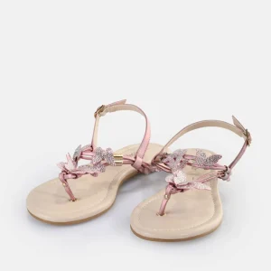 Women BUFFALO Vegan Shoes^Capri Sparkling Butterfly Sandals Vegan