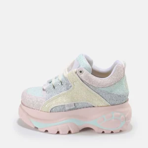 Women BUFFALO Vegan Shoes^Classic Sneaker Low Vegan Glitter