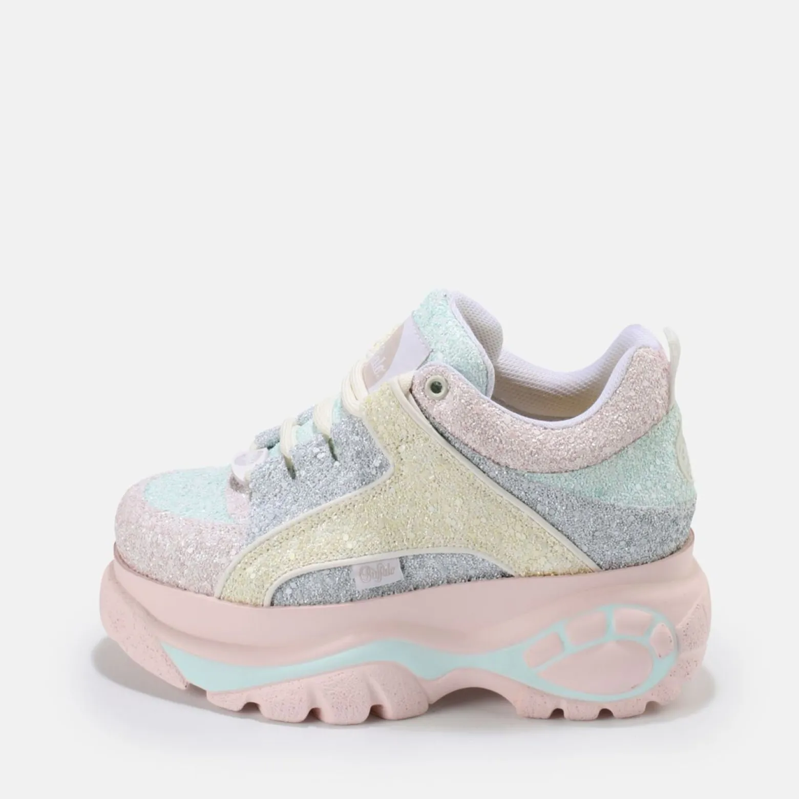 classic_sneaker_low_vegan_glitter_1.webp Women BUFFALO Vegan Shoes^Classic Sneaker Low Vegan Glitter