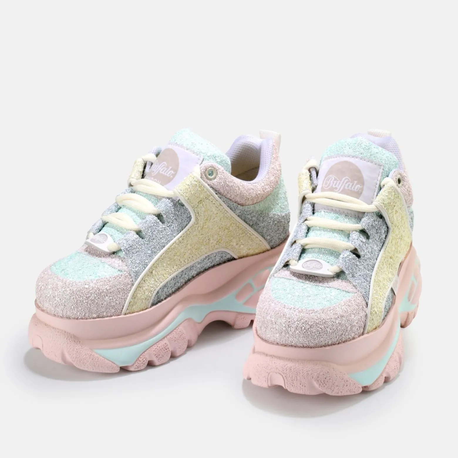 classic_sneaker_low_vegan_glitter_3.webp Women BUFFALO Vegan Shoes^Classic Sneaker Low Vegan Glitter