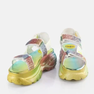 Women BUFFALO Vegan Shoes^Classic Ts Snd Platform Sandals Vegan