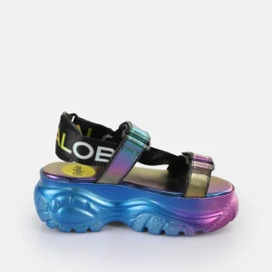 Women BUFFALO Vegan Shoes^Classic Ts Snd Platform Sandals Vegan