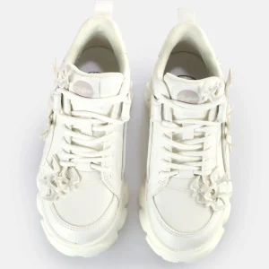 Women BUFFALO Bridal Shoes^Cld Corin Dove Sneakers Low Vegan