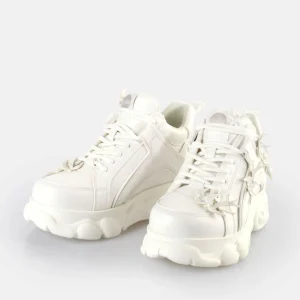 Women BUFFALO Bridal Shoes^Cld Corin Dove Sneakers Low Vegan