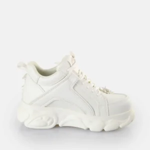 Women BUFFALO Bridal Shoes^Cld Corin Dove Sneakers Low Vegan