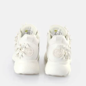 Women BUFFALO Bridal Shoes^Cld Corin Dove Sneakers Low Vegan