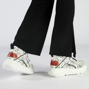 Women BUFFALO Vegan Shoes^Cld Corin Graffiti Sneakers Low Vegan