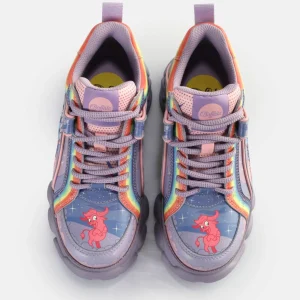 Women BUFFALO Vegan Shoes^Cld Corin Graffiti Sneakers Low Vegan
