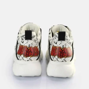 Women BUFFALO Vegan Shoes^Cld Corin Graffiti Sneakers Low Vegan