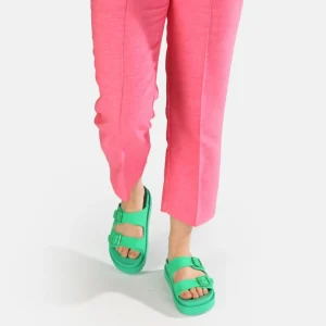 Women BUFFALO Vegan Shoes^Eve Sol Platform Sandals Vegan
