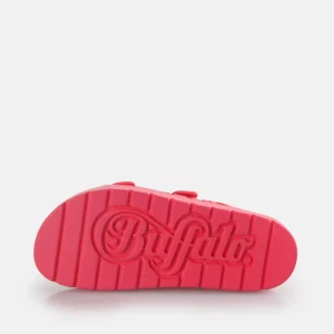 Women BUFFALO Vegan Shoes^Eve Sol Platform Slide Vegan